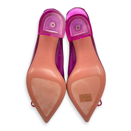 Rosie Embellished PVC Size 37.5 Pink Heels in PVC Crystals hardware CL2508-14967 2