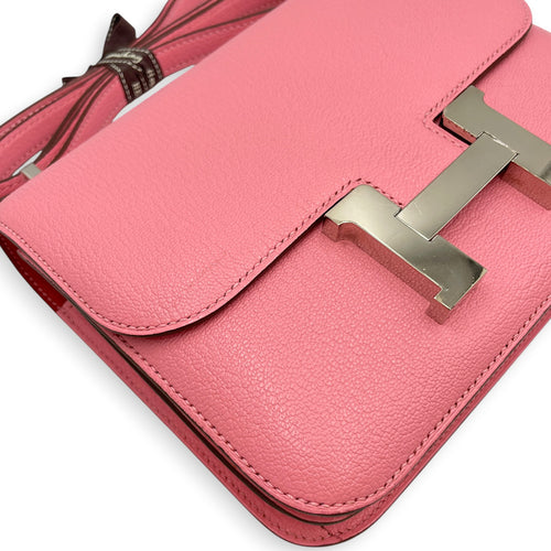 Constance Verso 18 Rose Confetti/Sanguine in Chevre Mysore Palladium hardware