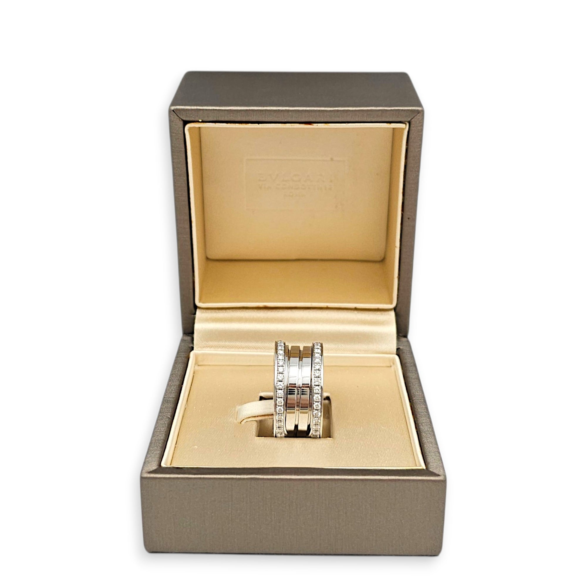 B.Zero 1 55 Three Band Ring in White Gold Hardware CL2509-15880 4