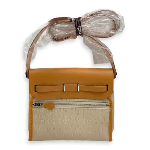 Herbag 20 Naturel Sable/Beton in Vache Hunter/Toile Palladium hardware