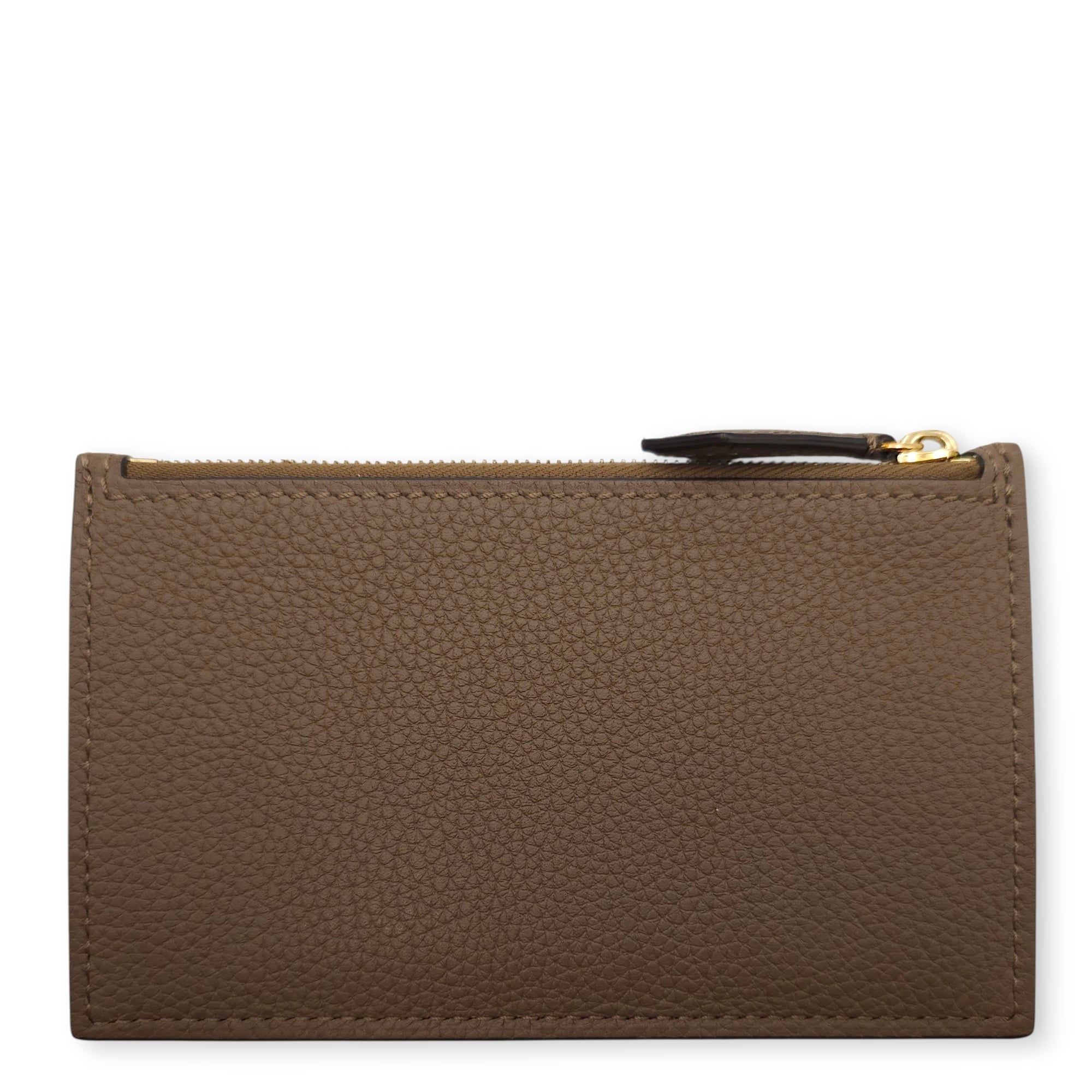 Flori PM Taupe Shoulder Bag in Calfskin Gold hardware