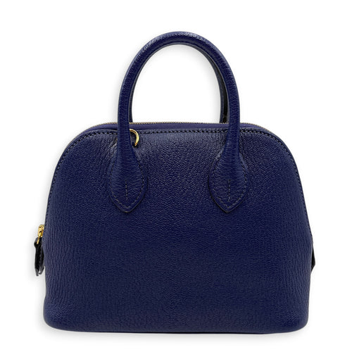Bolide 1923 Mini Blue Encre  in Chevre Mysore Gold hardware