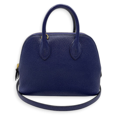 Bolide 1923 Mini Blue Encre  in Chevre Mysore Gold hardware