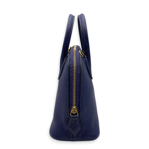 Bolide 1923 Mini Blue Encre  in Chevre Mysore Gold hardware
