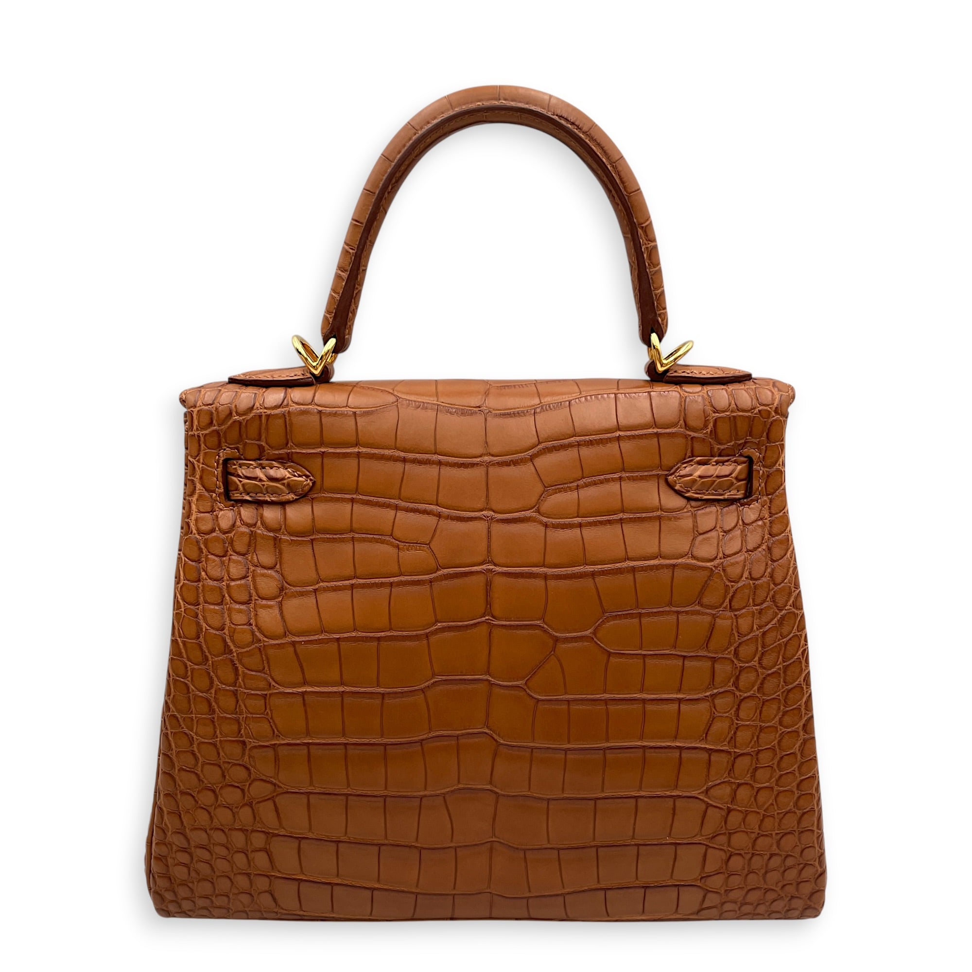 Kelly 25 Gold in Matte Alligator Gold hardware CL2511-16816 2