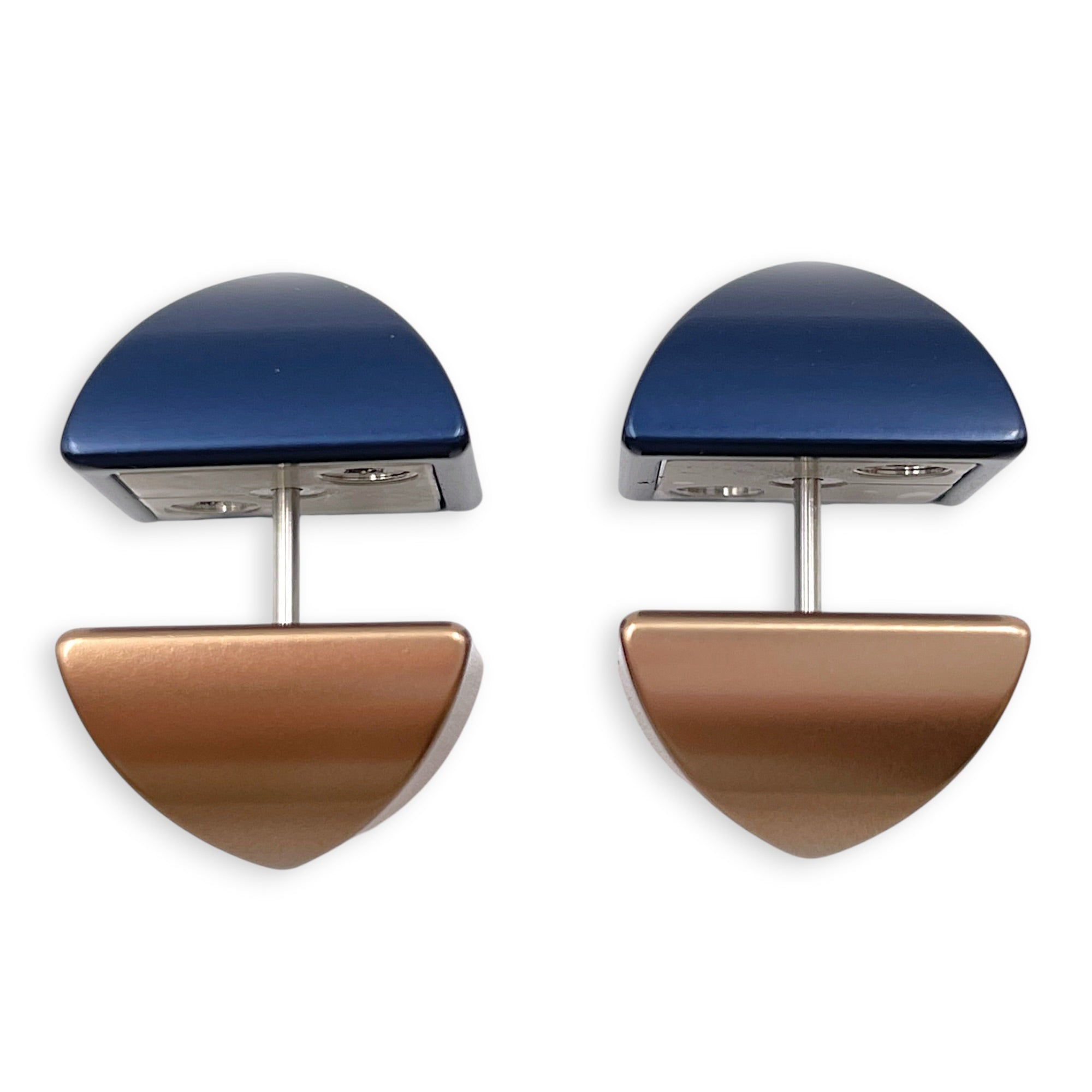 Medor Alu Midnight/Gris Stud Earrings Anodized Aluminium hardware CL2511-16829 3