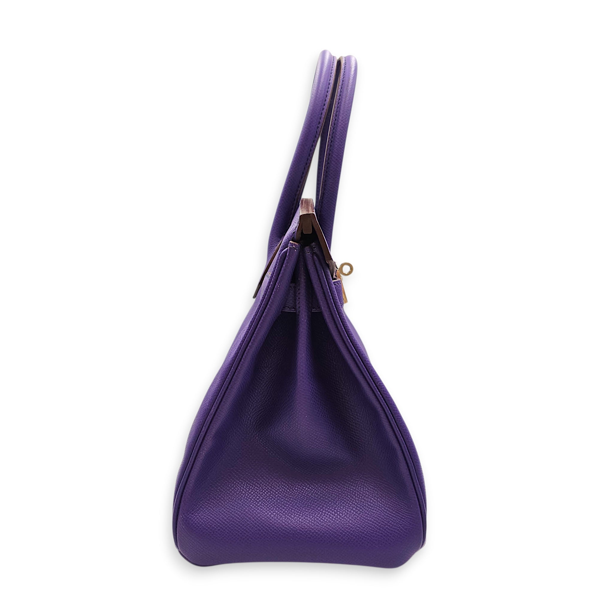 Birkin 30 Crocus in Epsom Palladium hardware