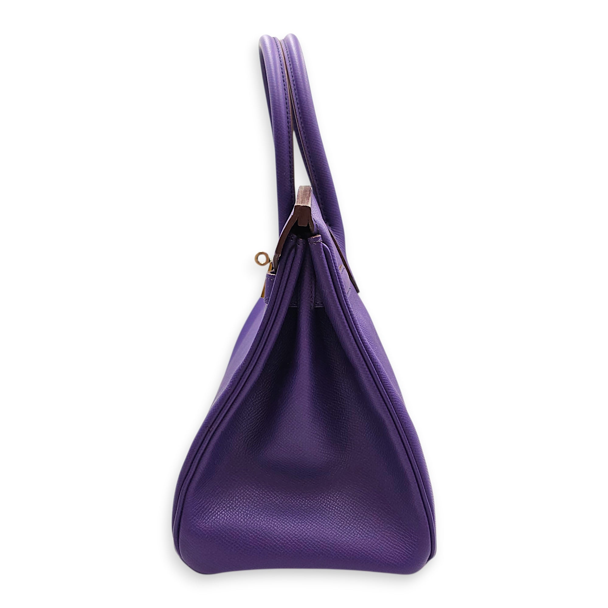 Birkin 30 Crocus in Epsom Palladium hardware