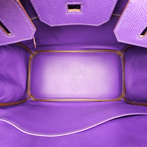 Birkin 30 Crocus in Epsom Palladium hardware CL2511-16839 6