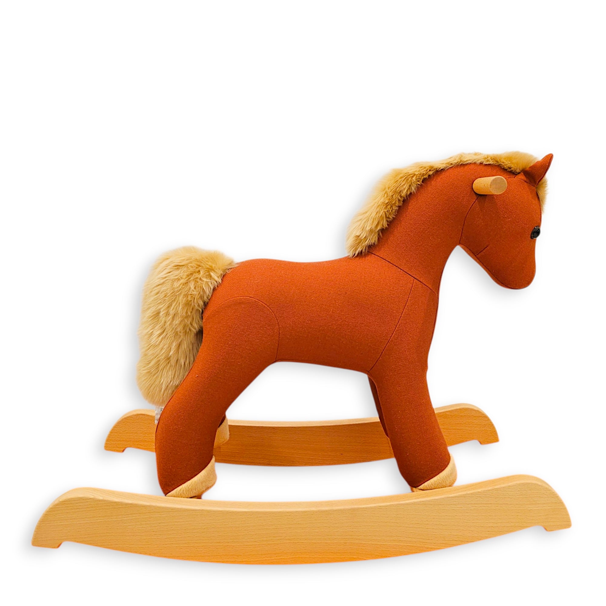 Hermy Rocking Horse Terracotta Toy CL2511-16876 3
