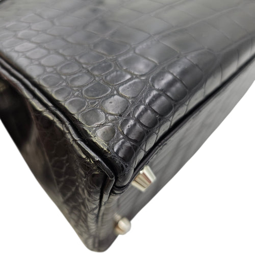 Kelly 32 Black in Matte Porosus Palladium hardware CL2511-16879 13