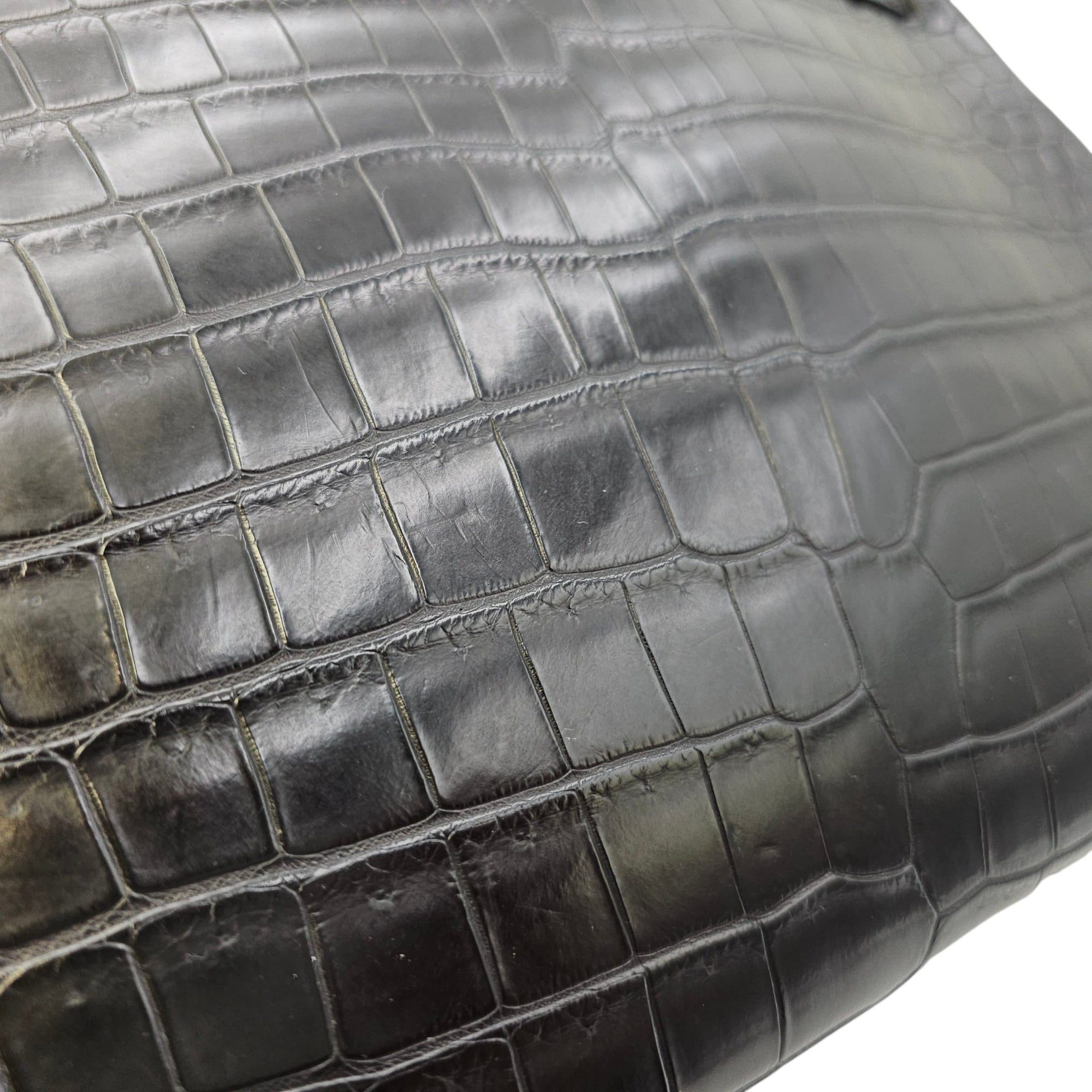 Kelly 32 Black in Matte Porosus Palladium hardware CL2511-16879 14