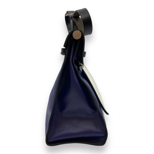 Herbag 39 Black/Blue Encre in Vache Hunter/Toile H Berline Palladium hardware CL2511-17003 4