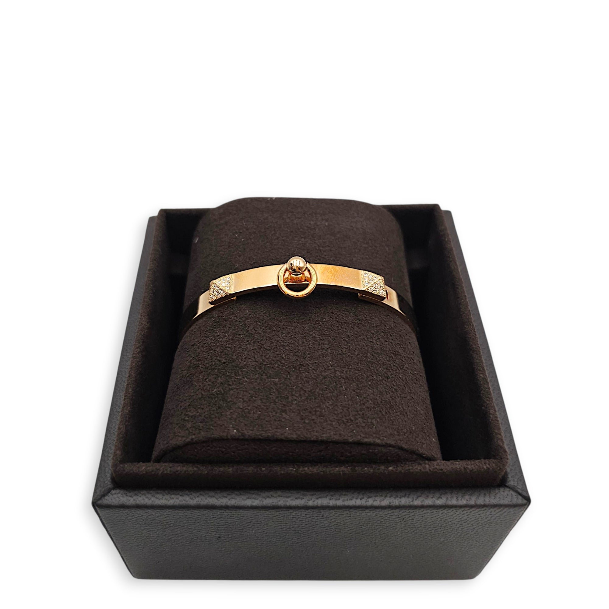 Collier de Chien, Small Model, 48 Diamonds, 0.24 Carat SH Bracelet in Rose Gold Hardware CL2511-17227 3