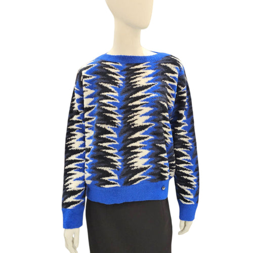 Chanel La Pausa Sweater 34 Blue Ready-To-Wear in Cotton CL2511-17250 1