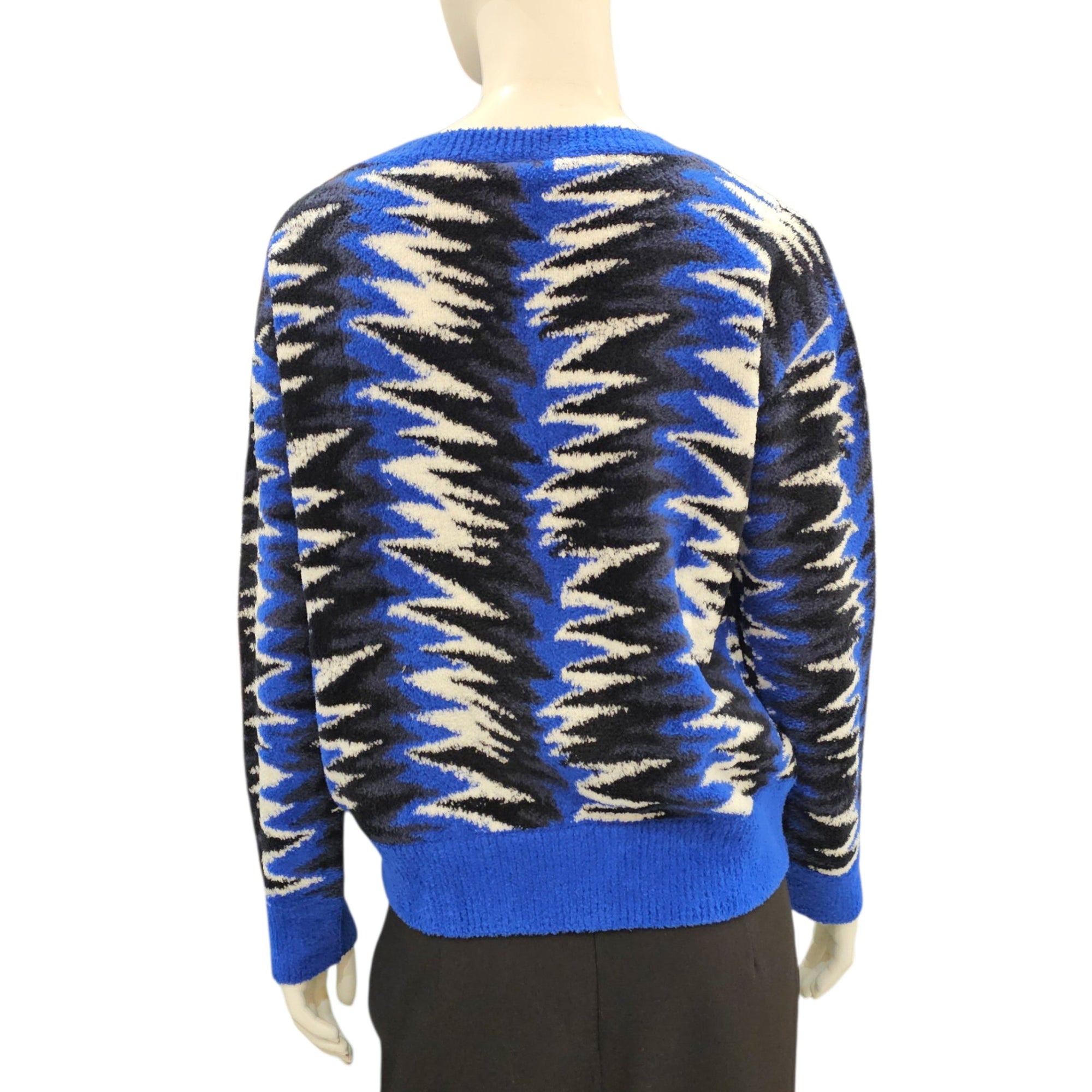 Chanel La Pausa Sweater 34 Blue Ready-To-Wear in Cotton CL2511-17250 2