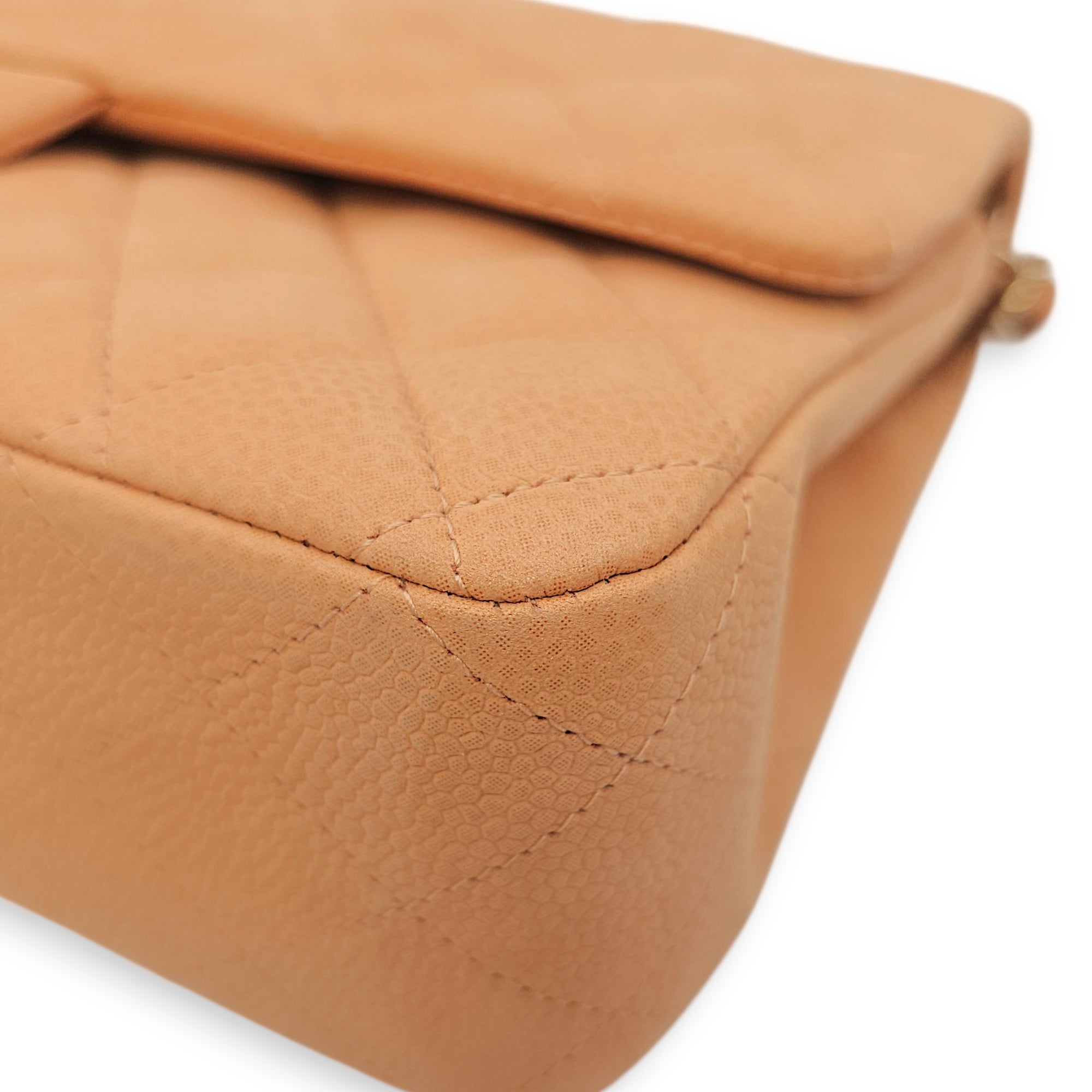 Classic Double Flap Medium Salmon Shoulder Bag in Nubuck Silver hardware CL2511-17319 7