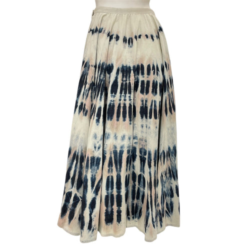 Dior Dye Cotton Flare Skirt Size 34 Blue Ready-To-Wear CL2511-17325 2