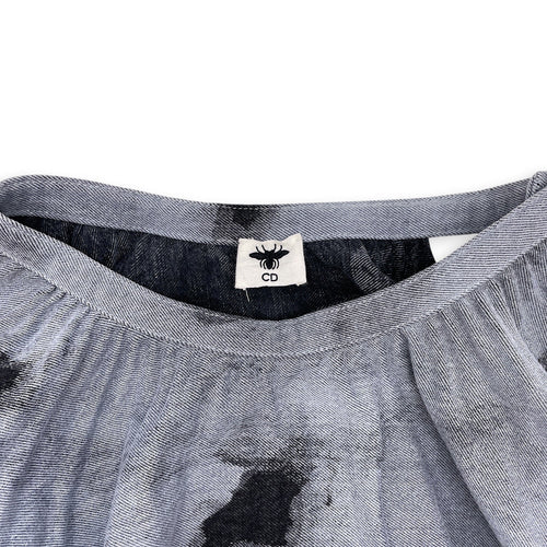 Tie Dye Long Flare Skirt 34 Grey Ready-To-Wear in Cotton CL2511-17328 3