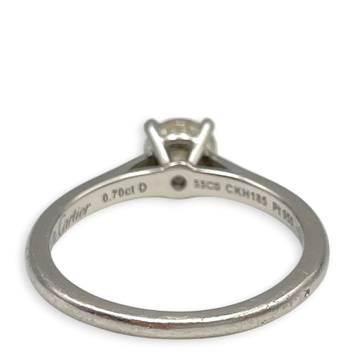 Solitaire, 0.7 Carat 55 Ring in Platinum Hardware CL2511-17357 2