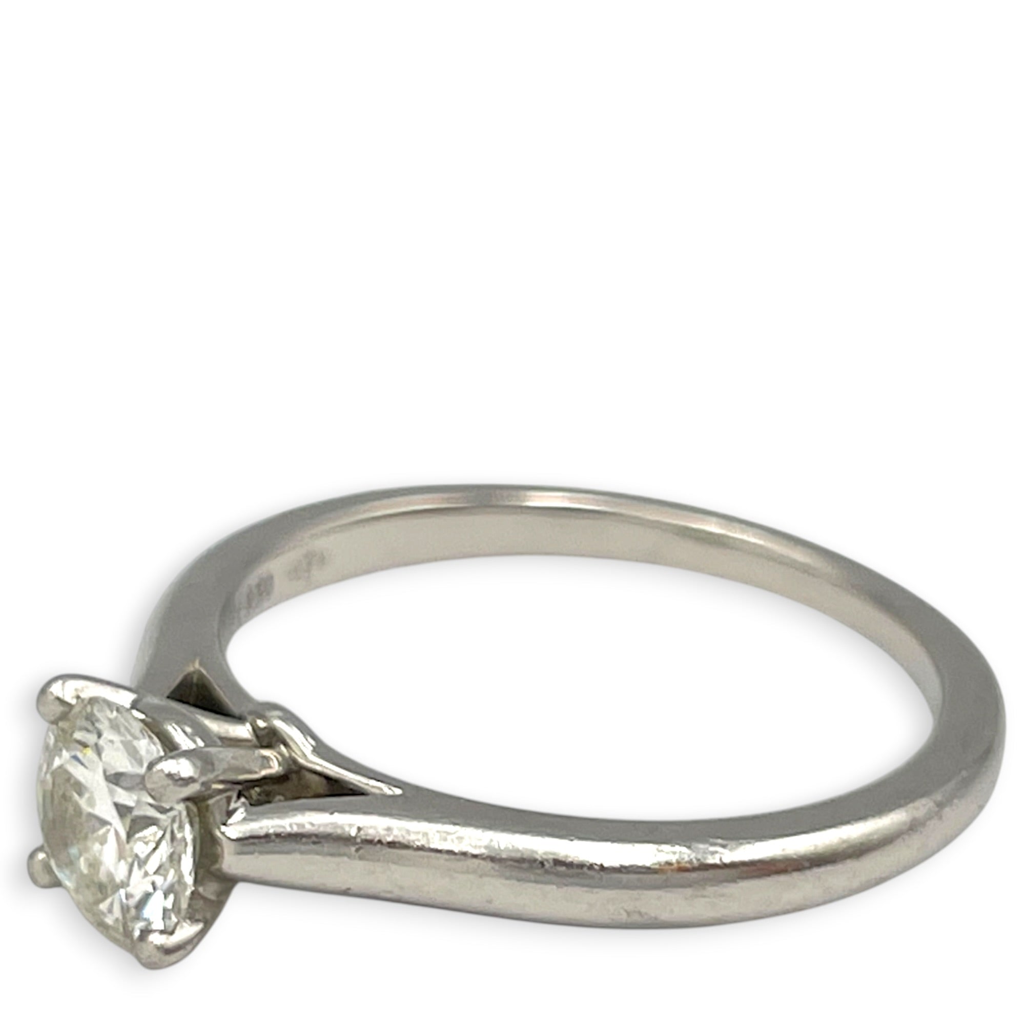 Solitaire, 0.7 Carat 55 Ring in Platinum Hardware CL2511-17357 3