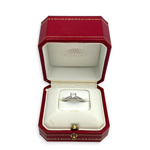 Solitaire, 0.7 Carat 55 Ring in Platinum Hardware CL2511-17357 5