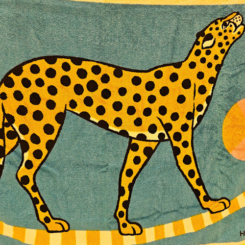 Le Guepard en Equilibre Multi-colour Beach Towel CL2511-17371 2