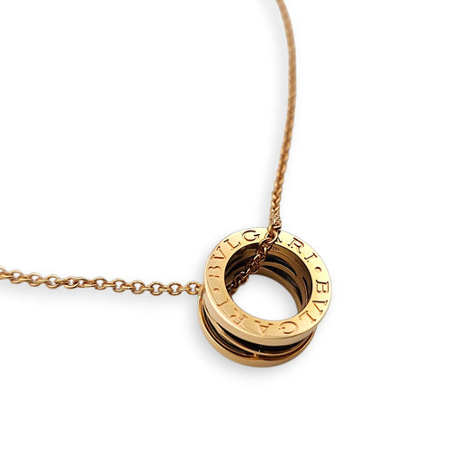 B.zero Pendant Necklace Rose Gold hardware CL2512-17542 3
