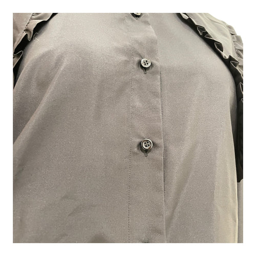 Dior Long-sleeved Blouse  with Ruffled Detailing Black Ready-To-Wear in Silk CL2512-17567 4