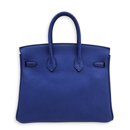 Birkin 25 Blue Electric in Togo Gold hardware CL2512-17621 2