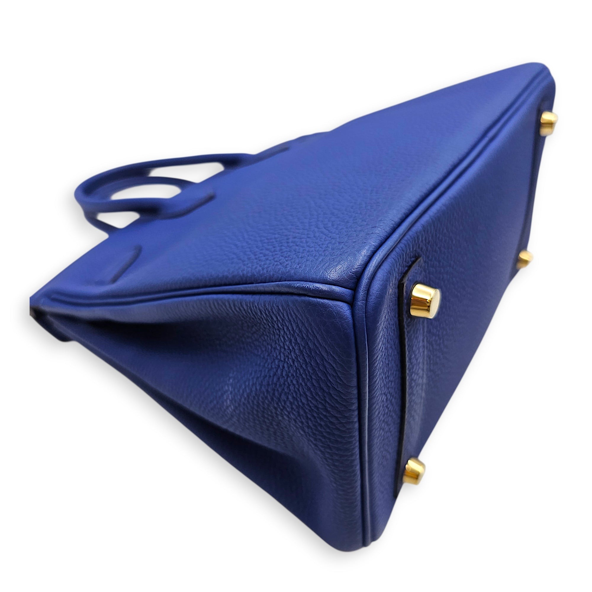 Birkin 25 Blue Electric in Togo Gold hardware CL2512-17621 9