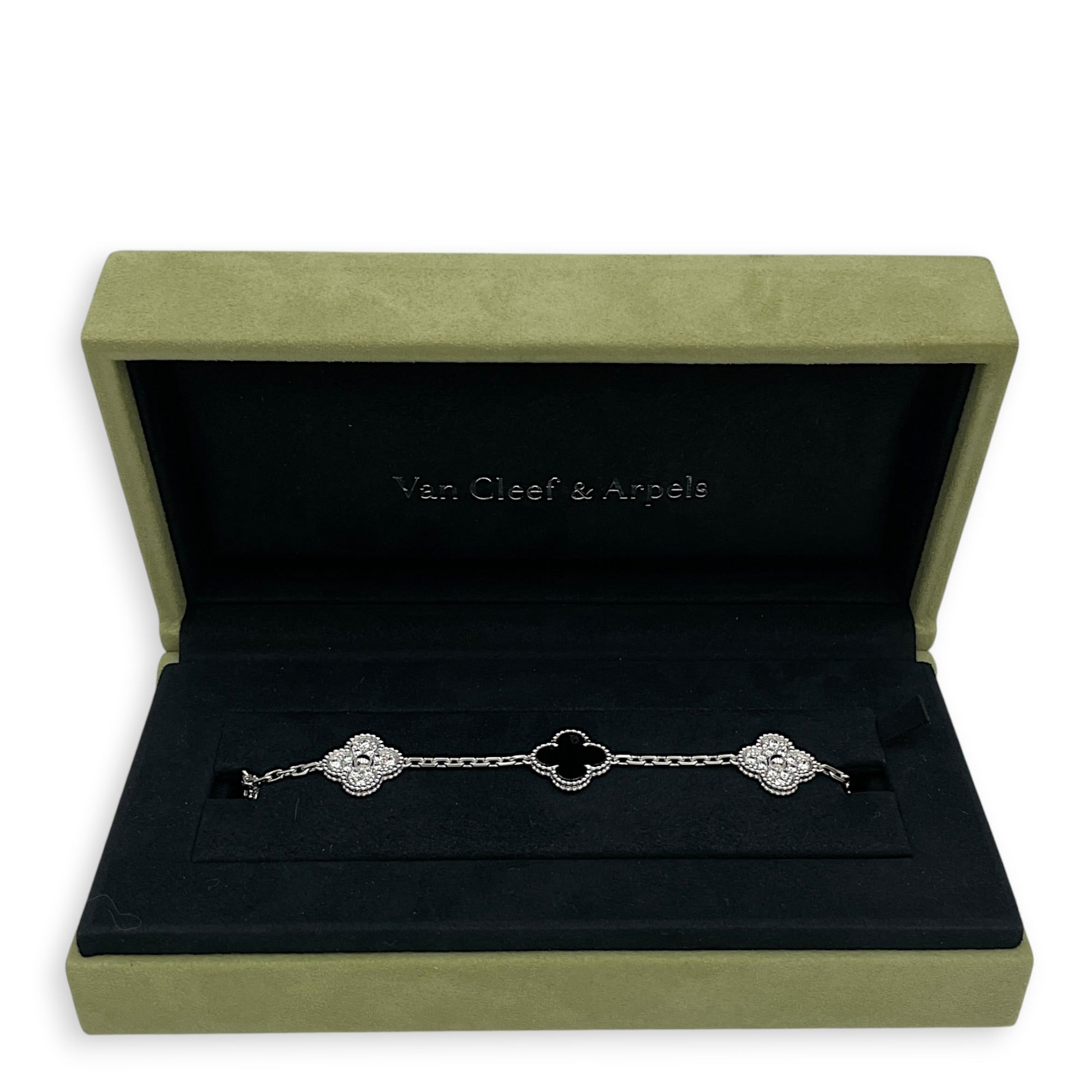 5 Motif Bracelet in White Gold Hardware CL2512-17729 3