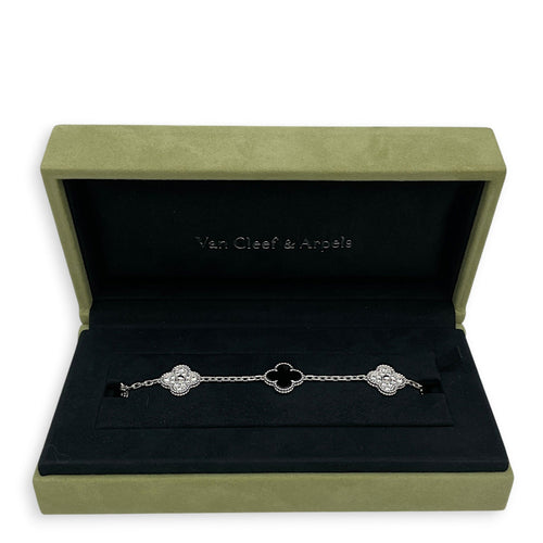 5 Motif Bracelet in White Gold Hardware CL2512-17729 3