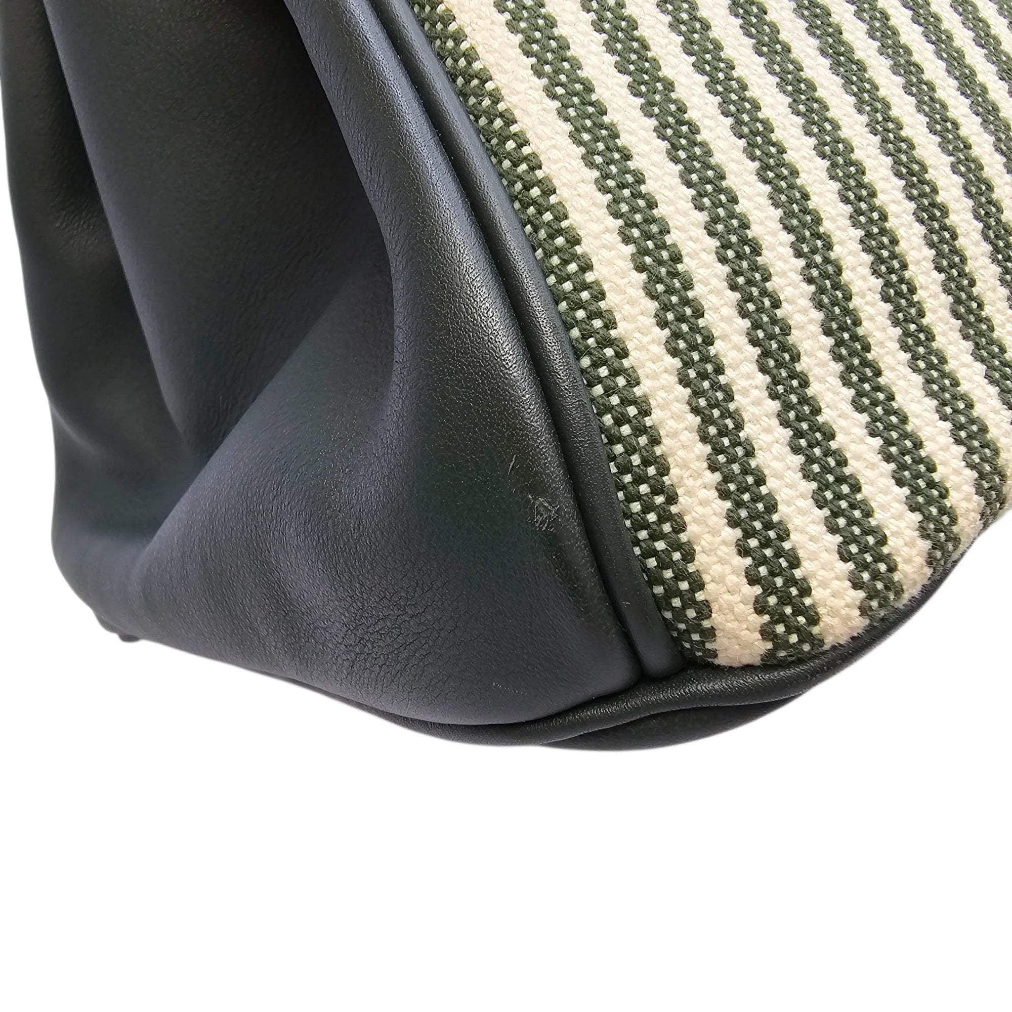Toile Riga Birkin 35 Vert Anglais in Swift Palladium hardware CL2512-17761 14