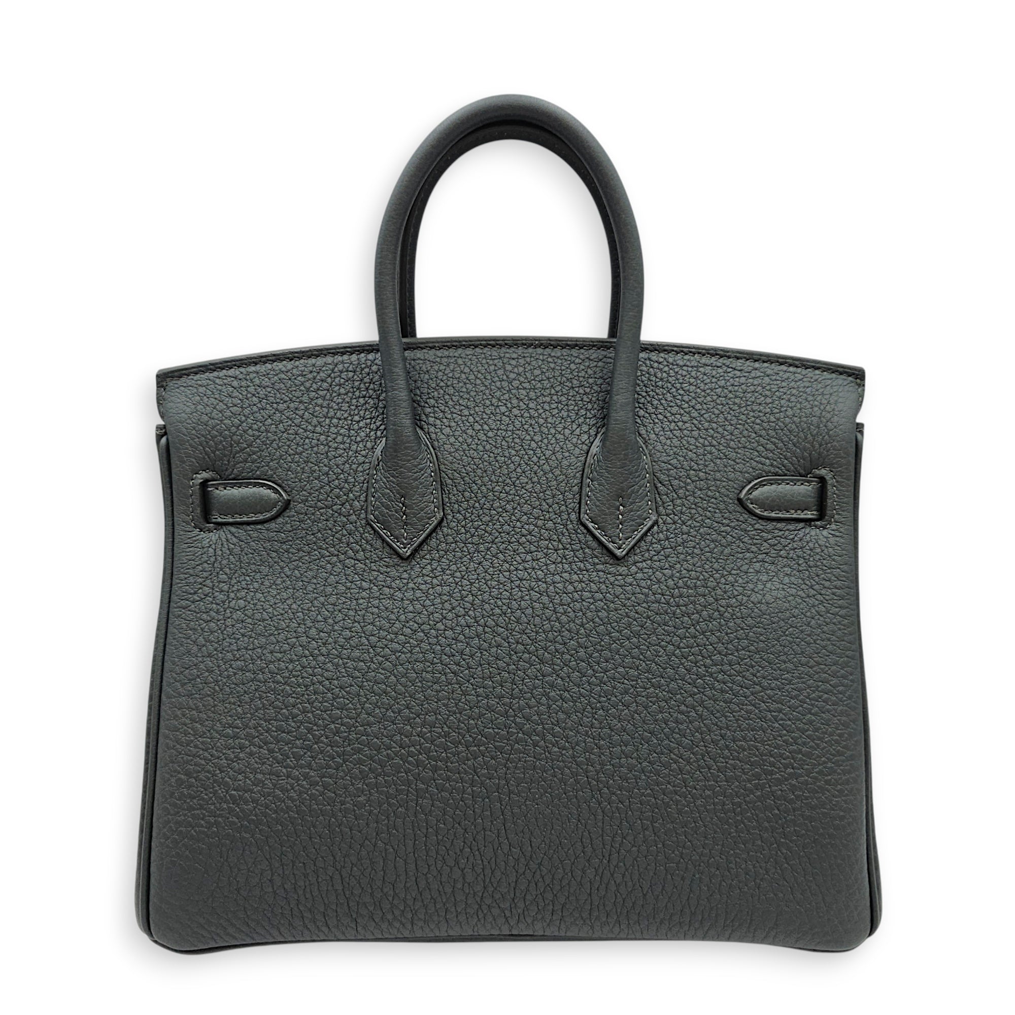 Birkin 25 Vert Mangrove in Togo Permabrass hardware CL2512-17910 2