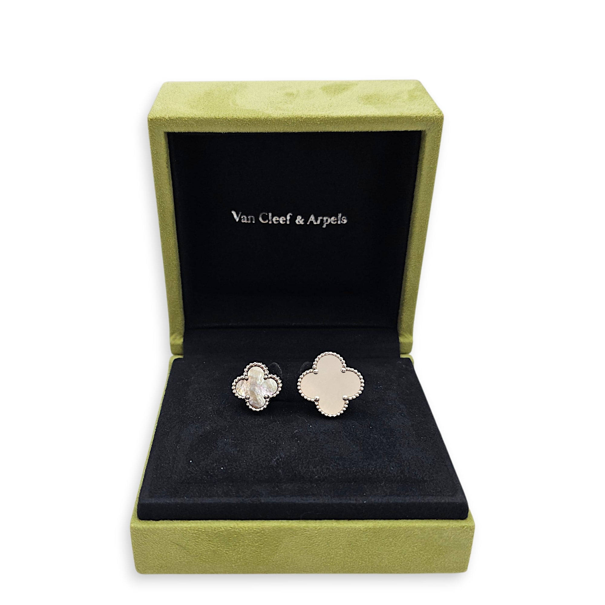 Magic Alhambra Between The Finger. Sz: 52 Ring in White/Grey