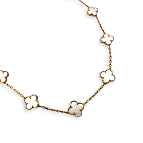 Vintage Alhambra 20 Motif  Necklace in Mother of Pearl CL2512-17942 2
