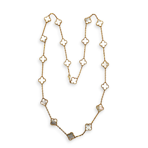 Vintage Alhambra 20 Motif  Necklace in Mother of Pearl CL2512-17942 3