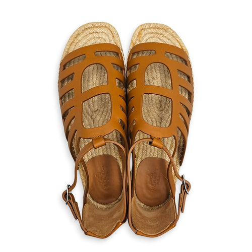 Constanza Espadrille. Sz: 37 Gold Sandals in Swift CL2512-17966 1