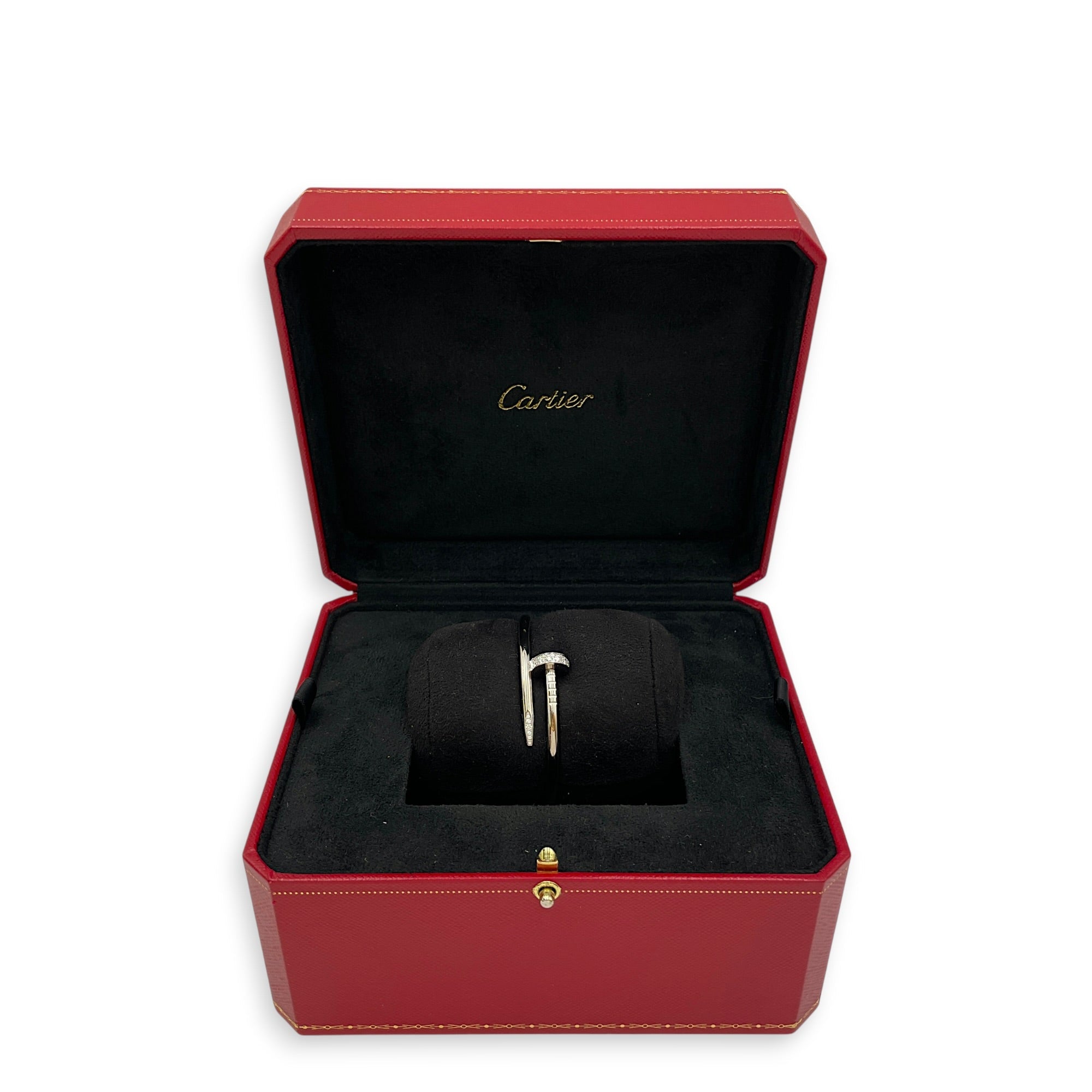 Juste un Clou, Classic Model, Diamonds 15 Bracelet in White Gold Hardware CL2512-17976 4