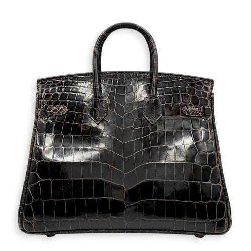 Birkin 25 Graphite in Shiny Niloticus Gold hardware CL2512-17977 2