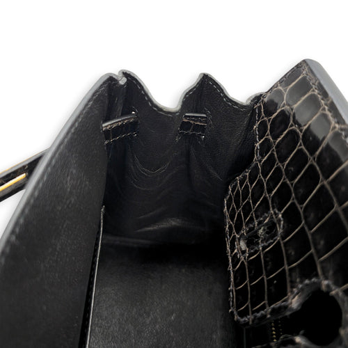 Birkin 25 Graphite in Shiny Niloticus Gold hardware CL2512-17977 7