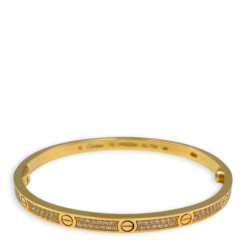 Love, Small Model 15 Bracelet in Gold Hardware