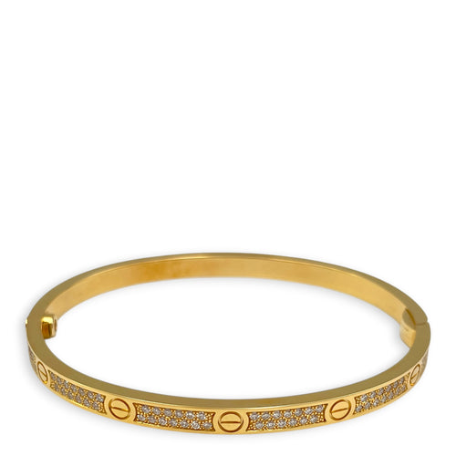 Love, Small Model 15 Bracelet in Gold Hardware
