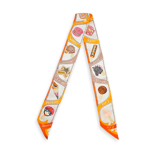 Funny ice cream  Orange/Creme/Beige Twilly CL2512-18080 2