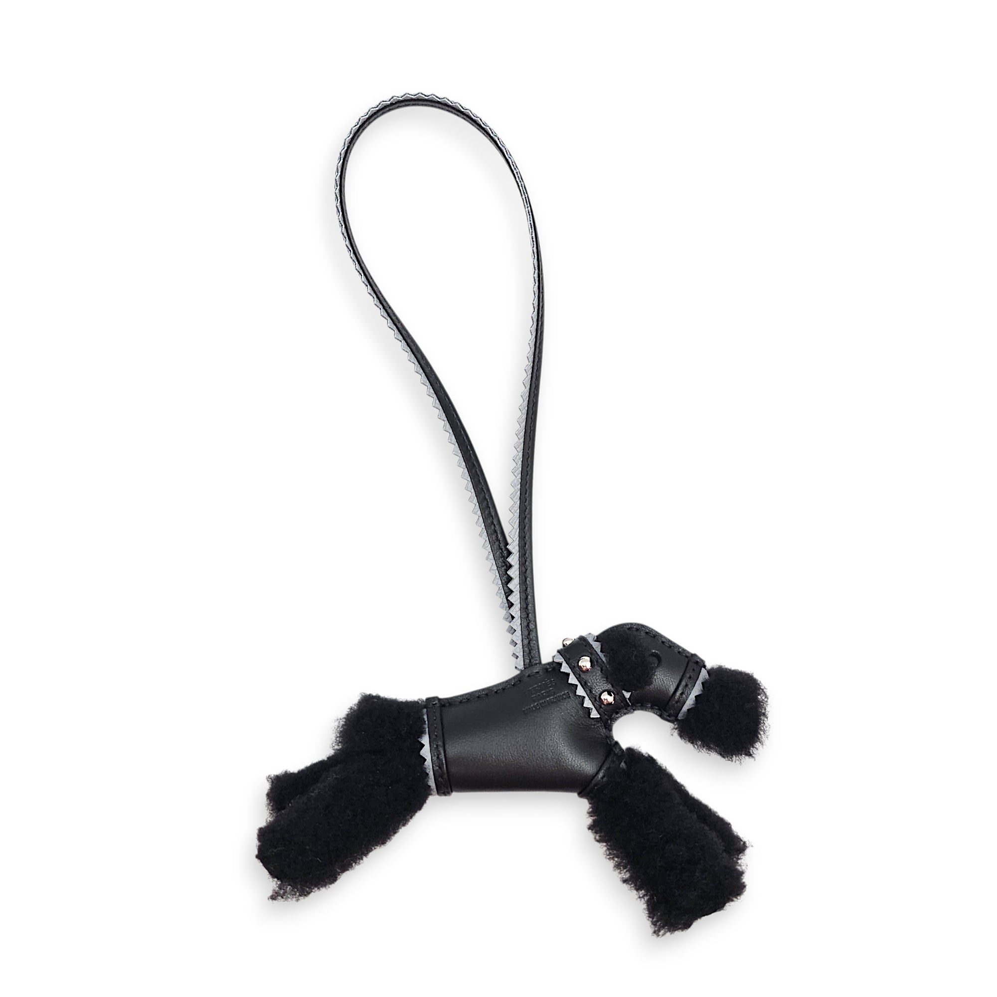 Punk Budy Charm Black/Gris pantin Bag Accessory in Milo/Swift CL2512-18124 2