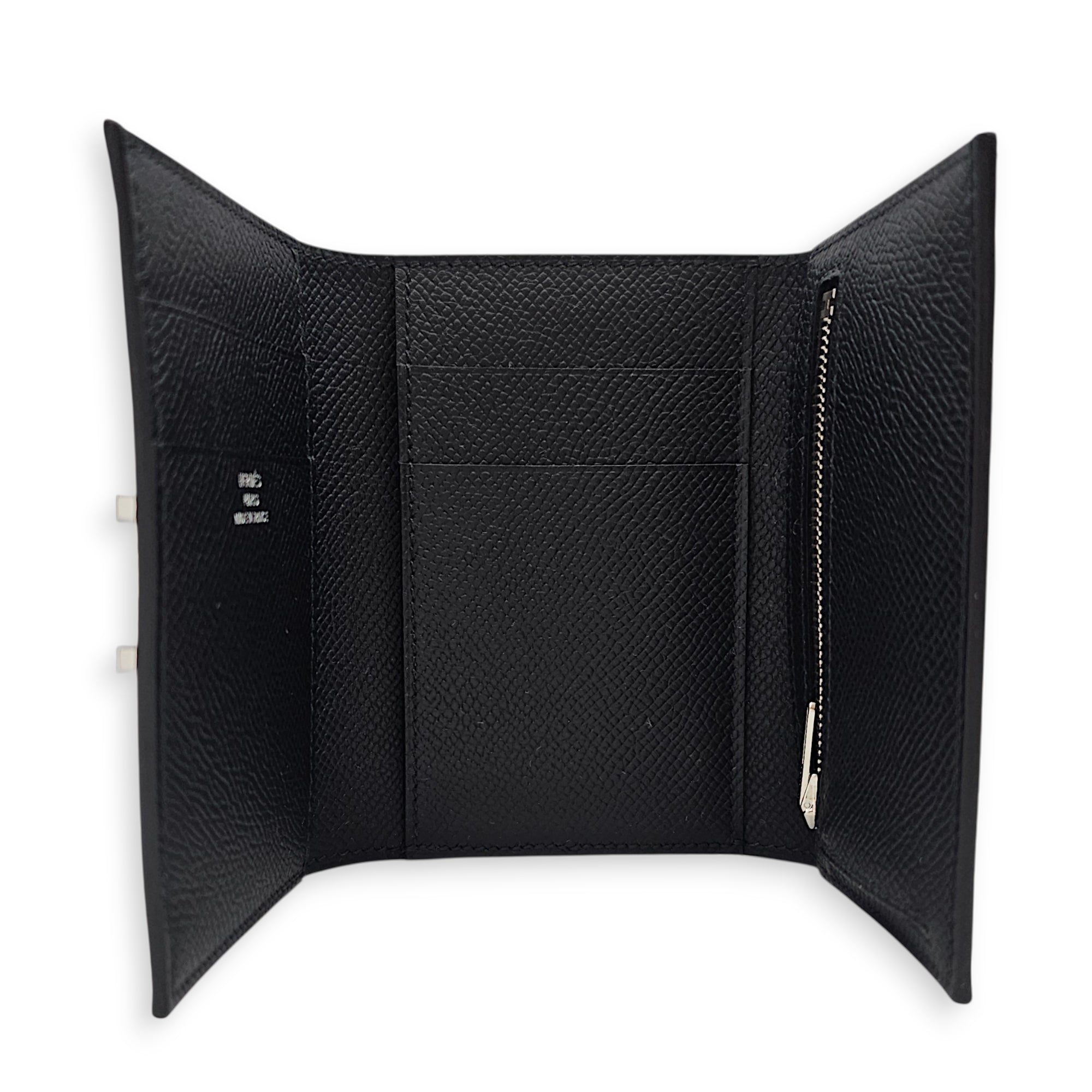 Bearn Combine Wallet Black Wallet in Epsom Palladium hardware CL2512-18151 3