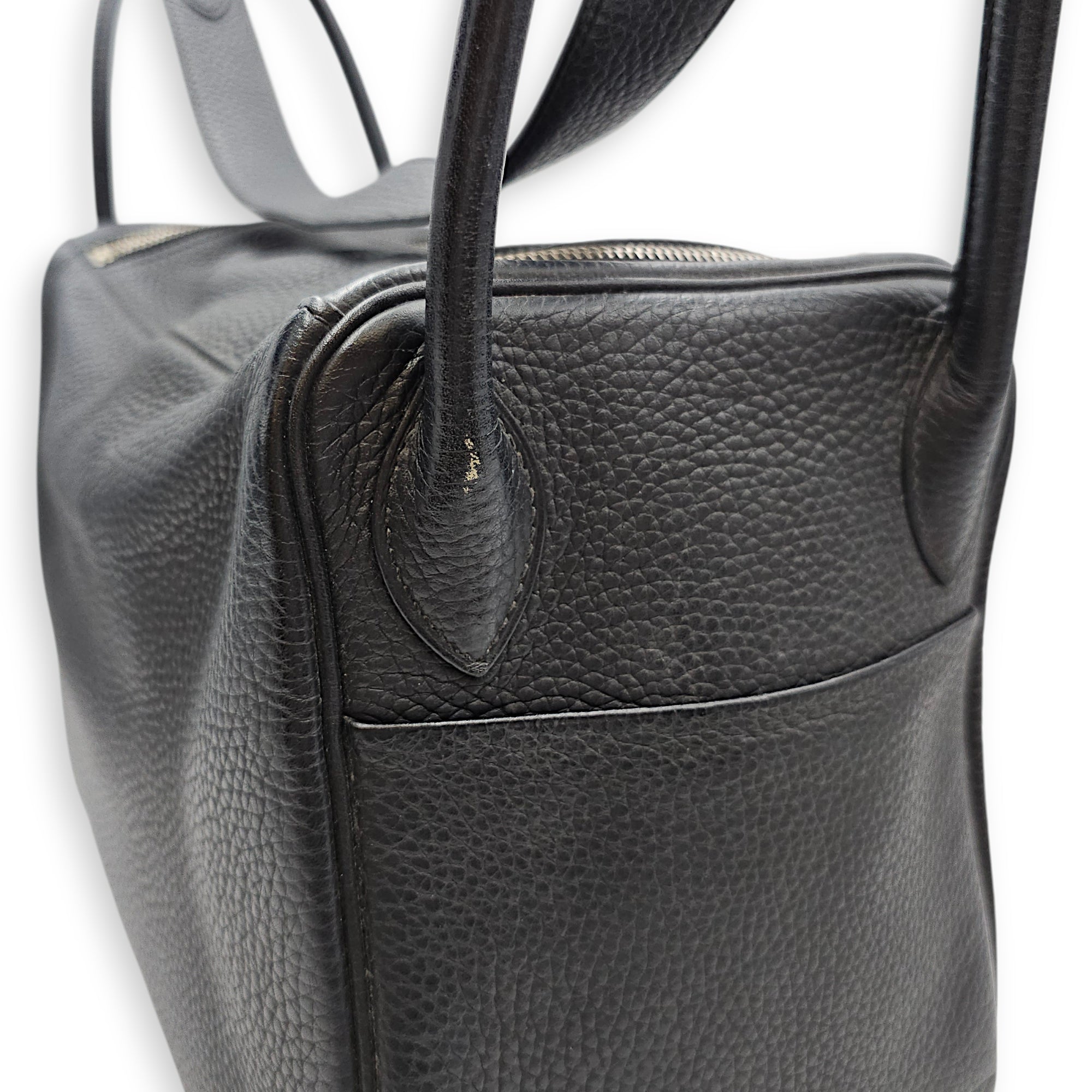 Lindy 30 Black in Clemence Palladium hardware CL2512-18196 11