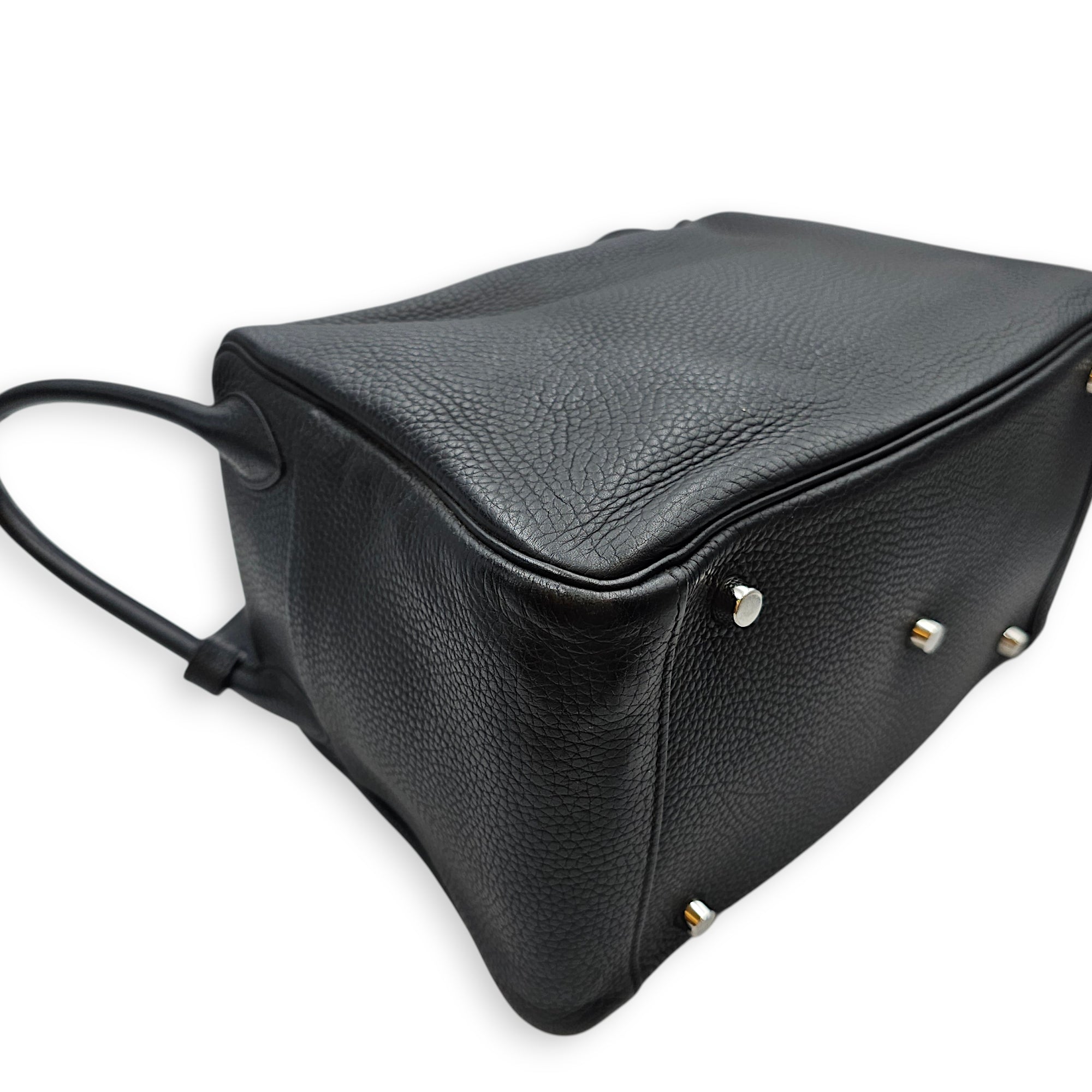 Lindy 30 Black in Clemence Palladium hardware CL2512-18196 9