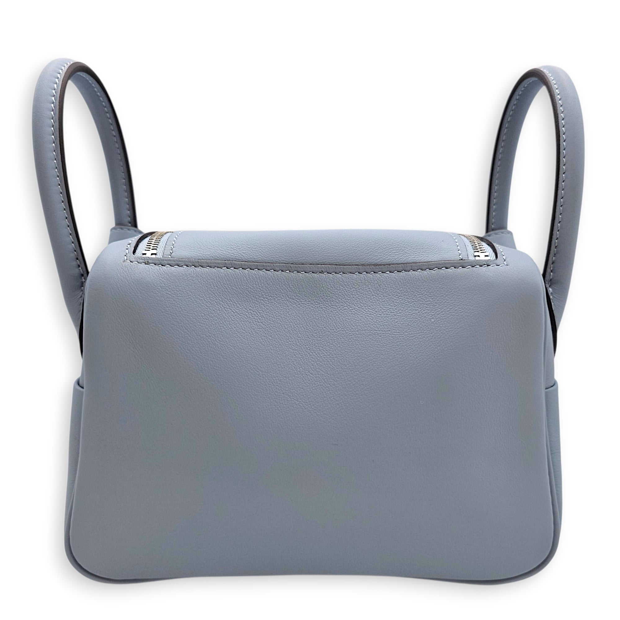 Lindy II Mini Blue Lin in Swift Palladium hardware CL2512-18197 2